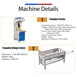 Independent R&D Stainless Steel <b>Wax</b> Gourd Pumpkin Peeling <b>Machine</b> and Wedge Separating <b>Machine</b> - Product Image 6