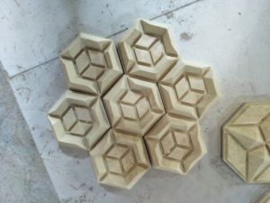 Bán nhà máy trực tiếp tùy chỉnh-thực hiện PP/ABS Silicone lục giác bê tông rỗng lát Thông số khối khuôn đường cao tốc dốc bảo vệ gạch - Product Image 2