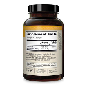 Cápsulas Blandas de Vitamina D3 5000 UI de Marca Privada OEM para la Salud Ósea, Suplemento de Colecalciferol de Vitamina D3 de Alta Potencia, Venta al por Mayor - Product Image 2