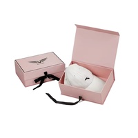Robuste Hochwertige Rosa Wellpappe Geschenkbox Umweltfreundlich Biologisch Abbaubar Luxus-Branding Schleifenband Magnetverschluss