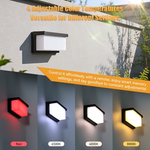 Lámparas Solares de Pared con Diseño <span class=keywords><strong>Cuadrado</strong></span>, Fácil Instalación en Pared, Lámparas Solares para Exteriores, Impermeables/Lámpara Solar para Calle/Iluminación Solar - Product Image 3