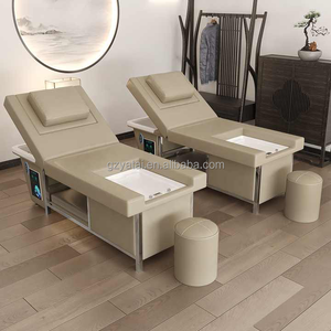 كرسي شامبو علاجي للشعر من YATA IThai بتصميم عصري للاستخدام في الصالونات وصالات الرياضة، مصنوع من الجلد الصناعي مع دورة مياه بدرجة حرارة ثابتة - Product Image 5