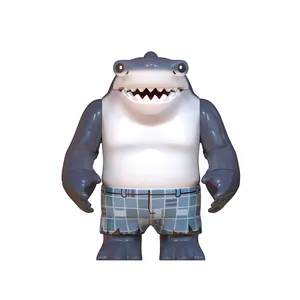 WM blokları kral köpekbalığı Nanaue intihar kadro üyesi gizli altı DC çizgi roman süper kötü adam Mini yapı taşı rakamlar çocuk oyuncakları