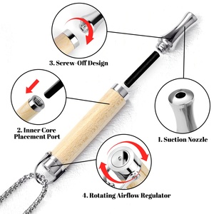 Verstelbare alternatieve etherische olie aromatherapie stop-roken stick met smaak, luchtverfrisser voor kalmering en rookstop - Product Image 5