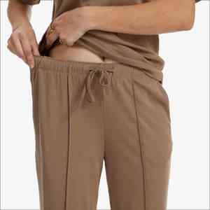 Pijamas de Bambú Personalizadas al por Mayor de Marca Privada, Conjunto de Pijamas Largos y Suaves para Mujer, Ropa de Dormir, Conjuntos de Loungewear para Mujer - Product Image 4