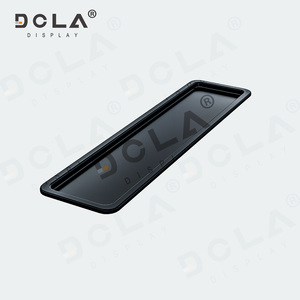 Thiết bị bán thịt Khay trưng bày màu đen hộp nhựa có thể xếp chồng lên nhau cho cửa hàng và tủ lạnh - Product Image 4