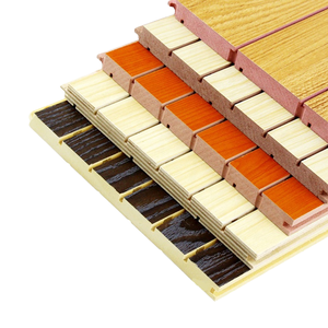 Panneaux muraux décoratifs à lattes en MDF et HDF rainurés, design moderne résistant à l'humidité pour les présentoirs <span class=keywords><strong>de</strong></span> magasins et <span class=keywords><strong>de</strong></span> centres commerciaux - Qualité supérieure - Product Image 1