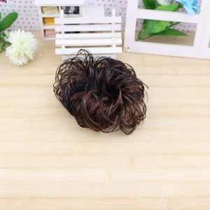 <span class=keywords><strong>Perruque</strong></span> chignon grande taille pour femme, style européen et américain, avec bonnet en maille élastique, accessoire de mode pour photographie, couleur aléatoire - Product Image 2