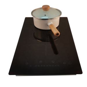 Placa de Cocina Eléctrica Integrada de Cerámica con 2 Quemadores, Cocina de Inducción sin Gas, Electrodoméstico de Cocina Híbrido - Product Image 2