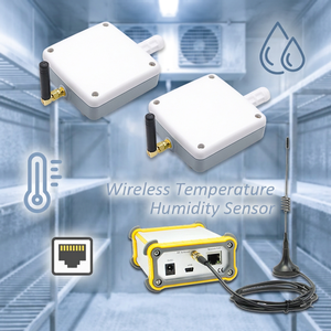 Industrial Wireless <b>Temperature</b> Humidity Sensors System 2 Sets remote <b>temperature</b> humidity logging Wireless Sensor - Product Image 1