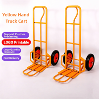 Carretilla de Mano Multiusos, Construcción de Acero Resistente, Mango de Agarre Cómodo, Movimiento Estable