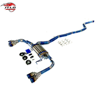 Échappement complet en titane Valvetronic pour BMW X3 G01 SDrive30i B48 2.0T 2018+ avec embouts bleu brûlé