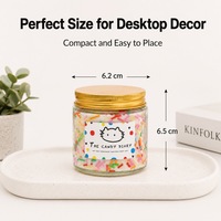 Boîte cadeau, bougie en cire de soja, décoration créative pour fête, cadeau d'anniversaire, cadeau de fête, bougies parfumées