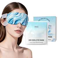 Masker Mata Hidrogel Dingin dengan Tali Elastis Mengandung Bubuk Herbal untuk Meredakan Sindrom Mata Kering dan Kelelahan Mata