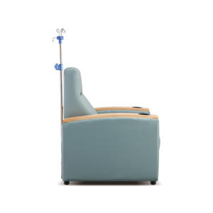 Sofá de infusión de hospital de diseño moderno con soporte de acero inoxidable ajustable para pacientes de infusión acostados - Product Image 4