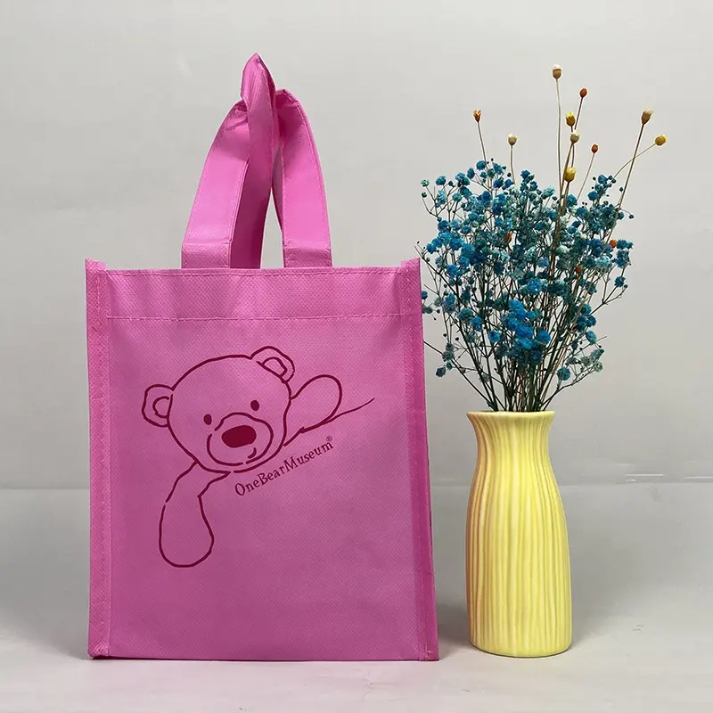 Özelleştirilmiş yeni moda vakum alüminyum folyo ambalaj çanta lüks lamine kare alt alışveriş torbaları ile Logo