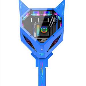 Internet Café E-Sports Hôtel Bureau Mural 240 Refroidi À L'eau Pleine <span class=keywords><strong>Tour</strong></span> MicroATX En Alliage D'aluminium Cas De Forme Spéciale RGB - Product Image 4