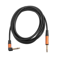 Kabel Amplifier Gitar Elektrik 6.35Mm Sangat Efektif Tahan Lama Kebisingan Sangat Rendah 15CM/30CM Panjang Dapat Disesuaikan Musikal