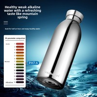 Thermos en acier inoxydable conçu par Cathsa Aviation, isolation sous vide, ions négatifs naturels, conservation thermique de 12 à 24 heures