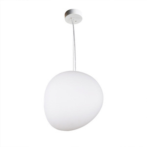 <b>Pebble</b> Chandelier Irregular Glass Round Multi Head LED Pendant Light For Living Room Hotel Corridor Lighting E26 Switch Control - Product Image 5