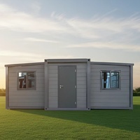 Casa Contenedor Expandible y Plegable de 20 pies/40 pies, Precio Directo de Fábrica, Ahorra Costos de Envío, Fácil Instalación para Dormitorio de Trabajadores