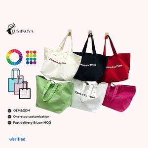 Bolsas de Lona Ecológicas para Mulheres, Duráveis, de Qualidade, Reutilizáveis, Sacolas de Compras Portáteis com Logotipo Personalizado em Algodão - Product Image 1