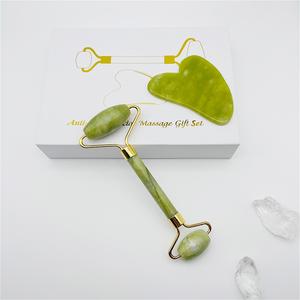 Herramientas para el Cuidado de la Piel, Masajeador Facial y Corporal de Cuarzo, Rodillo de Jade y Gua Sha - Product Image 1