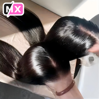 Perruques sans colle en cheveux naturels vietnamiens, perruques ondulées naturelles en cheveux humains, perruque frontale en dentelle suisse HD 13x6 13x4