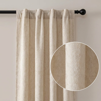 Rideaux de fenêtre en lin sur mesure pour le salon, tissu de rideau de luxe, rideaux de salon modernes pour la maison