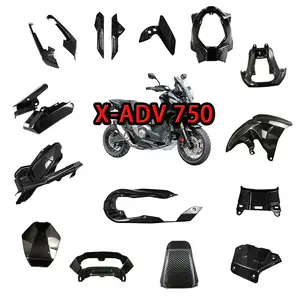 100% pièces de moto en Fiber de carbone sèche, accessoires modifiés, panneaux latéraux pour Honda X-ADV 750 2017-2020