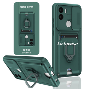 Lichicase TPU Hybride PC Antidérapant Caméra Protection Couverture Arrière <span class=keywords><strong>pour</strong></span> <span class=keywords><strong>Redmi</strong></span> <span class=keywords><strong>10C</strong></span> A1 A1 Plus Smartphone Shell - Product Image 3