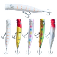 Leurre de pêche 2026, 155 mm, 61 g, Big Tuna Popper, leurre dur pour la pêche au bar