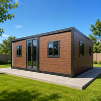 Module de salon familial polyvalent pour jardin, villa modulaire préfabriquée pour une vie domestique flexible