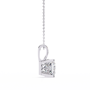Collier pendentif élégant style diamant pour femme, bijou minimaliste tendance, léger, finition brillante, idéal pour le quotidien, option cadeau - Product Image 4