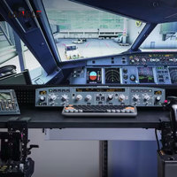 Solution de panneau combiné pour simulateur de vol : Module de fréquence lumineuse personnalisé pour FCU gauche EFIS et unité d'avertissement ECAM