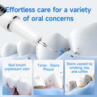 Removedor de Sarro y Placa Dental, Kit de Limpieza Profunda Inalámbrico, Máquina Blanqueadora de Cuidado Bucal, Removedor Dental Ultrasónico Inteligente