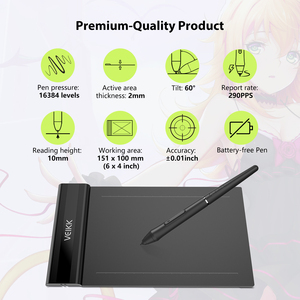 Tableta de Dibujo Gráfica Digital VEIKK 16K con Presión de Lápiz S640, Venta al por Mayor - Product Image 2