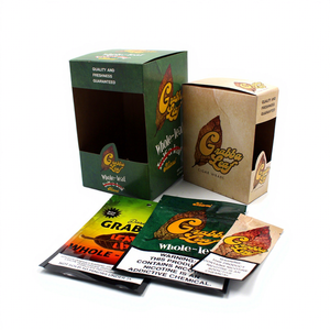 Pochette d'emballage pour cigares et tabac avec logo personnalisé et boîte <span class=keywords><strong>de</strong></span> présentation – Emballage <span class=keywords><strong>de</strong></span> tabac en feuilles entières (Grabba) - Product Image 2