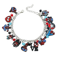 Accesorios de Halloween de Anime y Marvel, Pulsera de Deadpool, Stitch y Spider-Man, Venta al Por Mayor