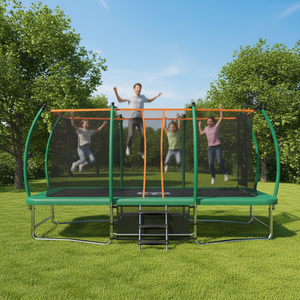 <span class=keywords><strong>Trampoline</strong></span> de haute qualité en gros, <span class=keywords><strong>trampoline</strong></span> d'extérieur avec filet et <span class=keywords><strong>barre</strong></span> d'équilibre - Product Image 2