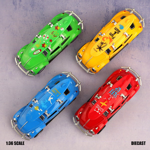 Modellino Auto d'<span class=keywords><strong>Epoca</strong></span> Beetle in Lega Scala 1:36, Giocattolo e Ornamento - Product Image 4