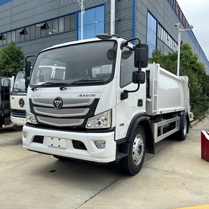 Camion compacteur léger Foton 4x2 diesel pour la collecte des déchets compressés - Product Image 4