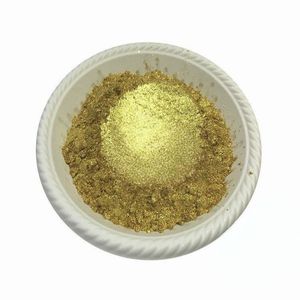 Poudre de mica d'or pailleté pour le revêtement, pigment de perle d'or pour la résine époxyde de <span class=keywords><strong>peinture</strong></span> de <span class=keywords><strong>mur</strong></span> de meubles - Product Image 5