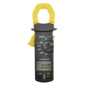 Pinza Amperimétrica Digital EM303, Medidor de Corriente Alterna, Voltímetro, Amperímetro Digital con Alarma Sonora EM303 - Product Image 1