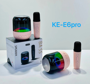 Máquina de Karaoke de alta calidad, altavoz Bluetooth portátil con micrófono inalámbrico para juguetes de Karaoke, regalos - Product Image 5