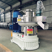 Industriële houtpelletmolen van 315 kW, fabrikant levert industriële ringmatrijs biomassa pelletmolen voor zaagsel en houtsnippers