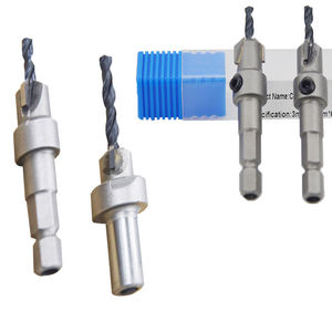 Countersink Through Hole <b>Drill</b> <b>Bits</b> Integral Insert Carbide Tip Deep Hole Precision <b>Drill</b> Tools for Woodworking Size Custom - Product Image 2