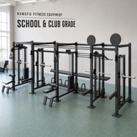Machine à câbles de musculation avec conception multi-stations et système de poulies pour usage domestique, commercial ou en studio de fitness