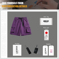 Shorts Cargo Essentiels Personnalisés pour Hommes – Idéaux pour la Course, le Sport, le Basketball, l'Entraînement et les Loisirs – Séchage Rapide