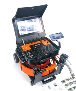 Caméra d'inspection des canalisations AMJET R22MAX à double câble 1080P, appareil de relevé des drains pour la détection des égouts municipaux - Product Image 3